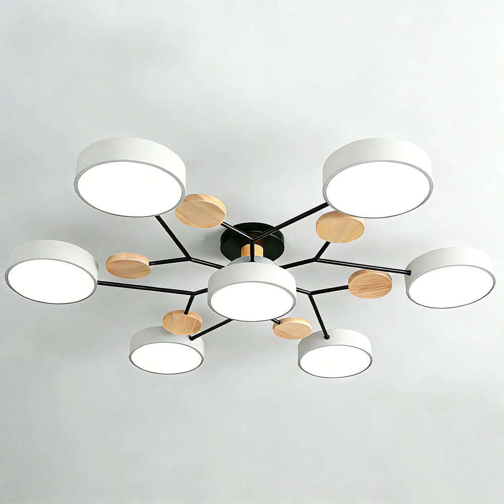Bellamy Nordic Multi Arm Ceiling Light