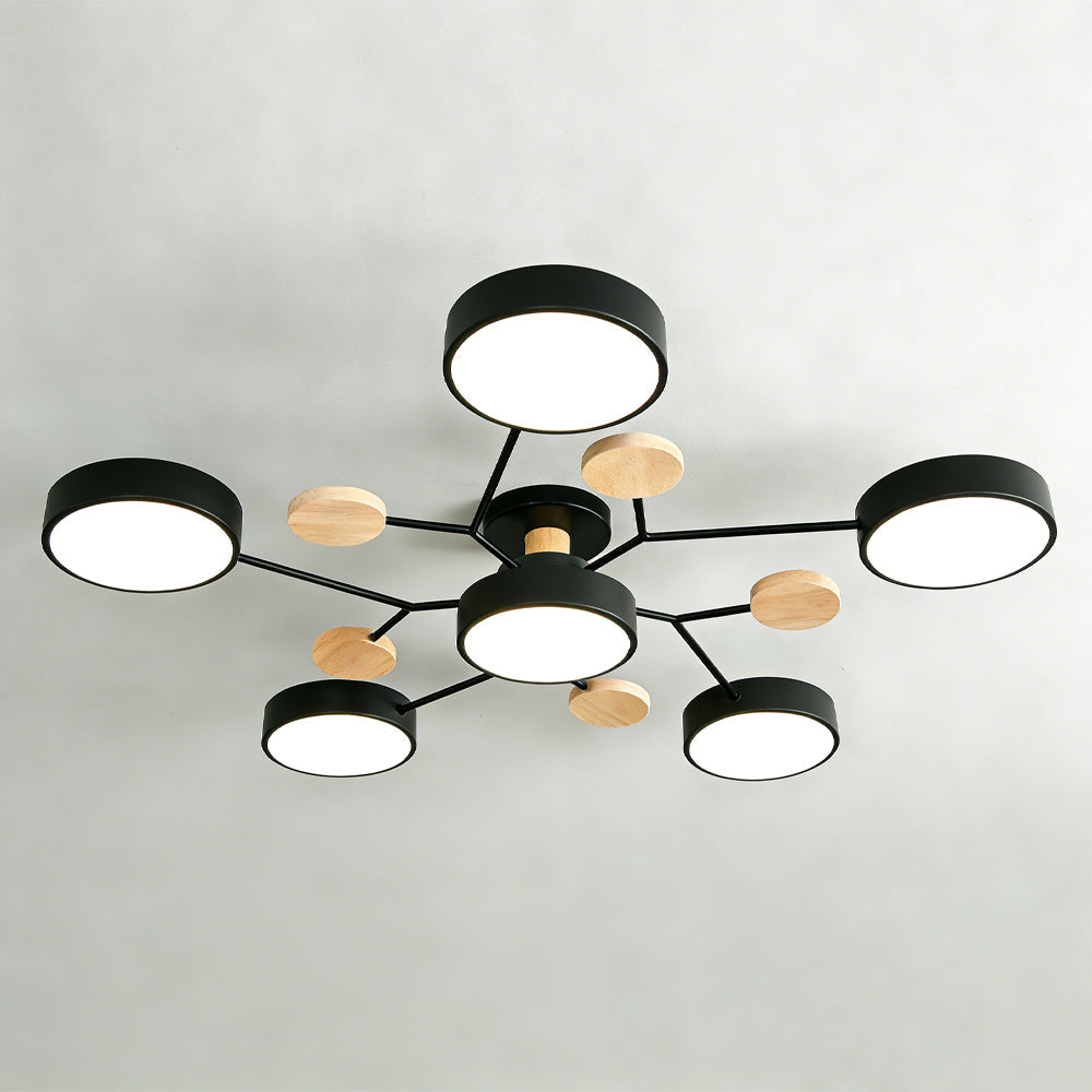 Bellamy Nordic Multi Arm Ceiling Light