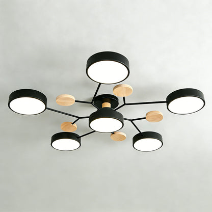 Bellamy Nordic Multi Arm Ceiling Light
