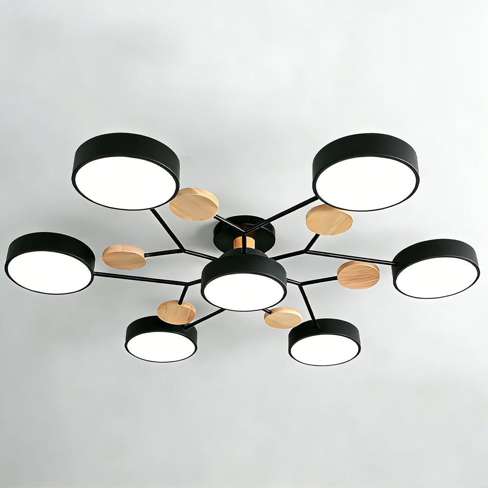 Bellamy Nordic Multi Arm Ceiling Light