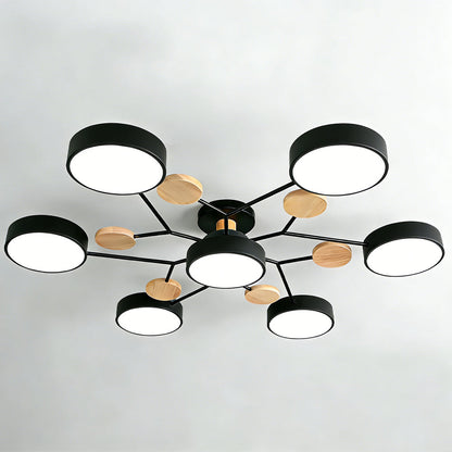 Bellamy Nordic Multi Arm Ceiling Light