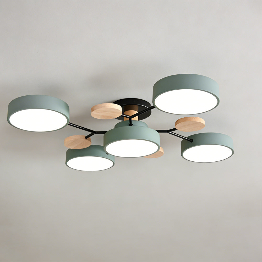 Bellamy Nordic Multi Arm Ceiling Light