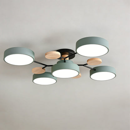 Bellamy Nordic Multi Arm Ceiling Light