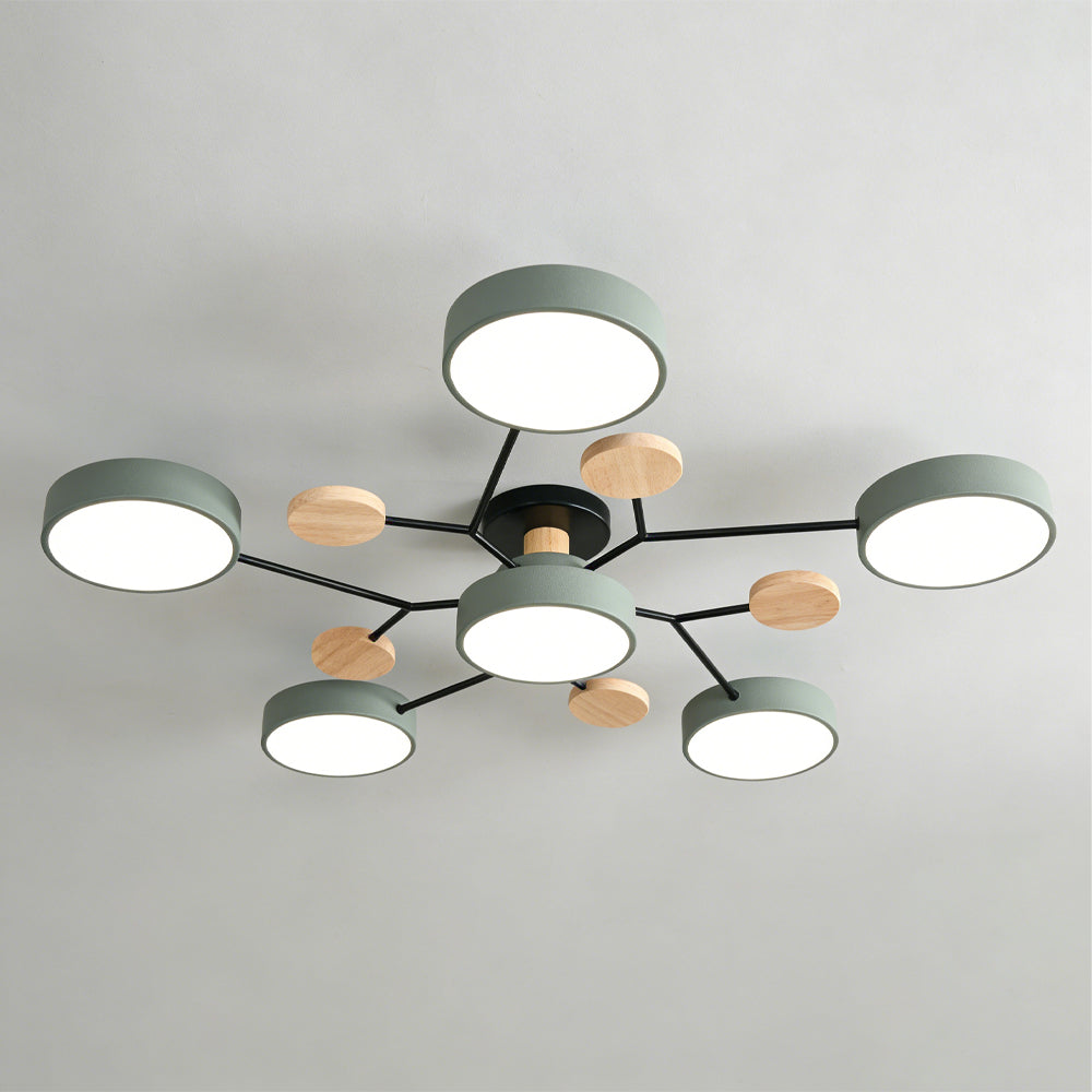 Bellamy Nordic Multi Arm Ceiling Light