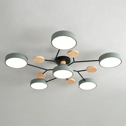 Bellamy Nordic Multi Arm Ceiling Light
