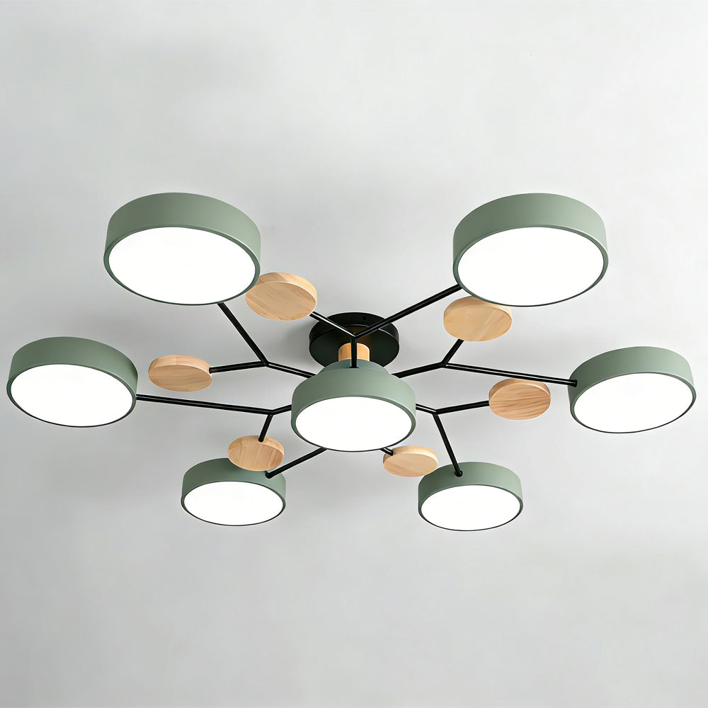 Bellamy Nordic Multi Arm Ceiling Light
