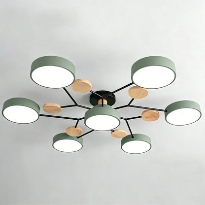 Bellamy Nordic Multi Arm Ceiling Light