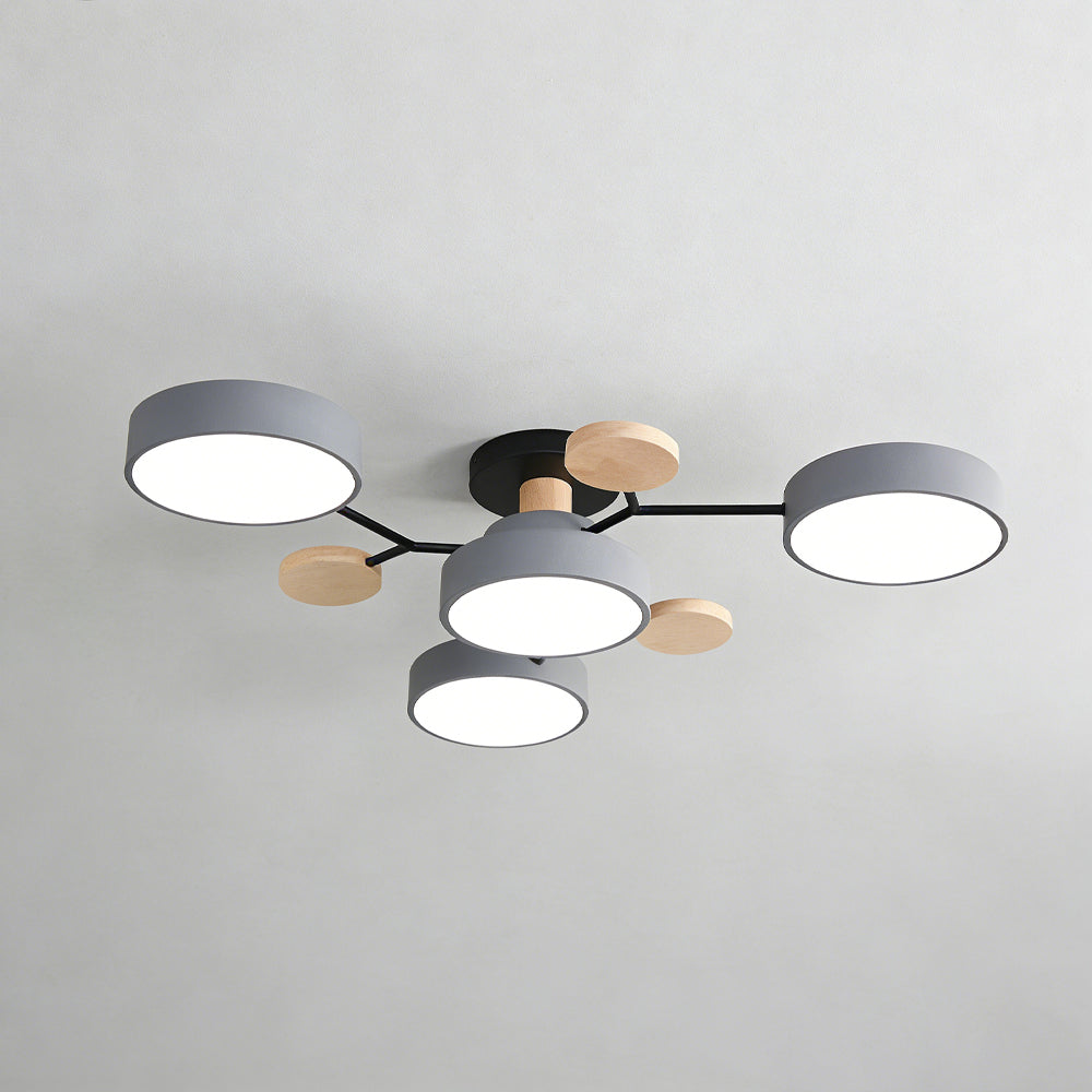 Bellamy Nordic Multi Arm Ceiling Light