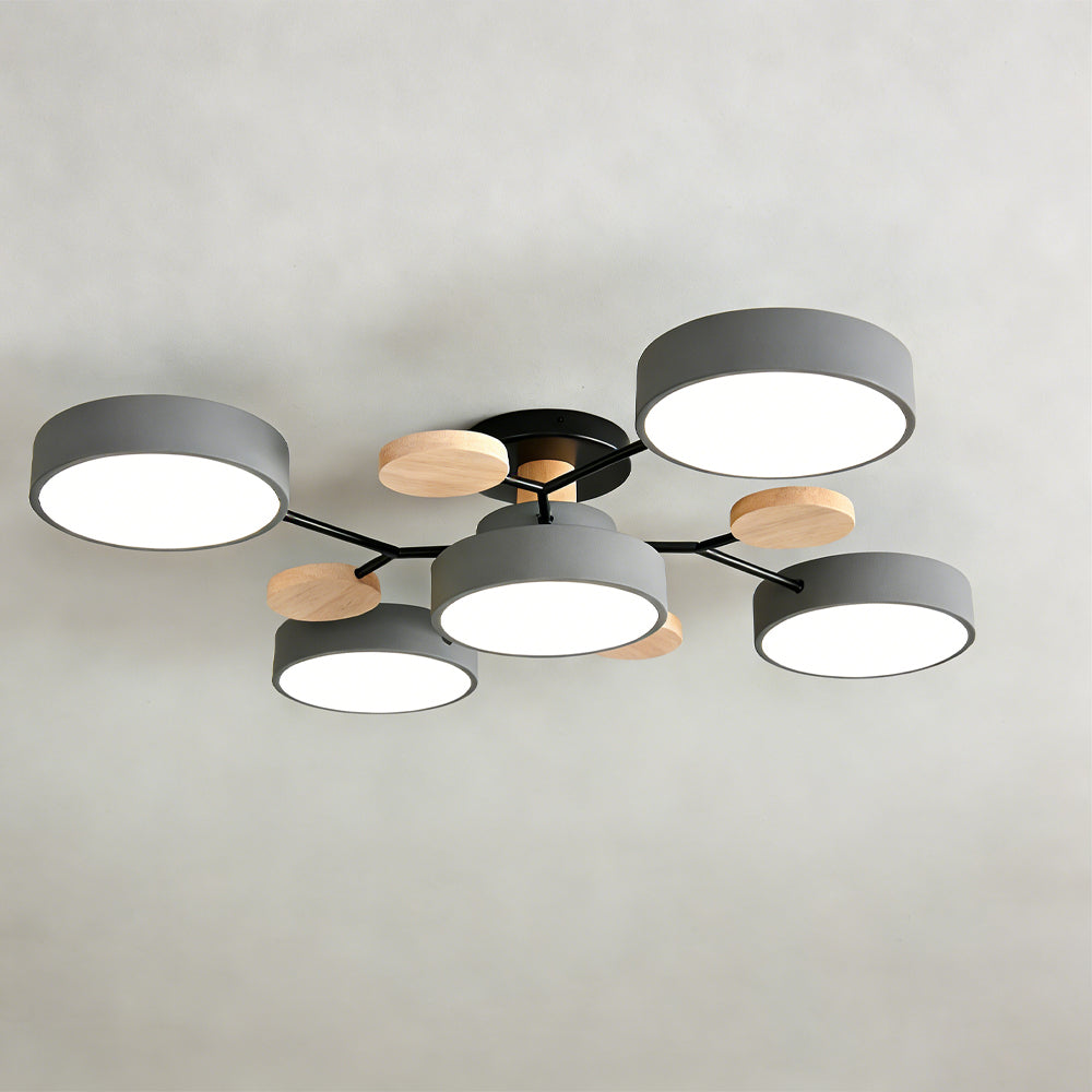 Bellamy Nordic Multi Arm Ceiling Light
