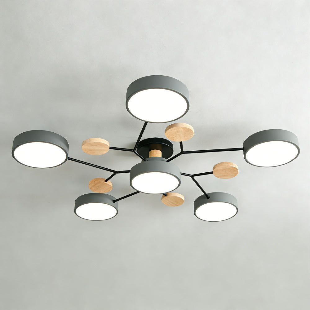 Bellamy Nordic Multi Arm Ceiling Light