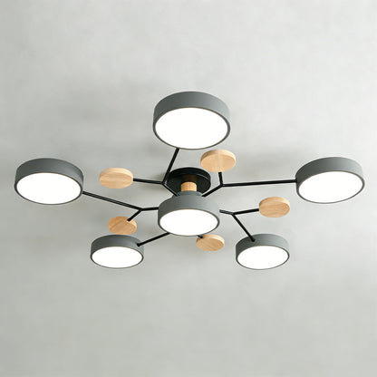Bellamy Nordic Multi Arm Ceiling Light
