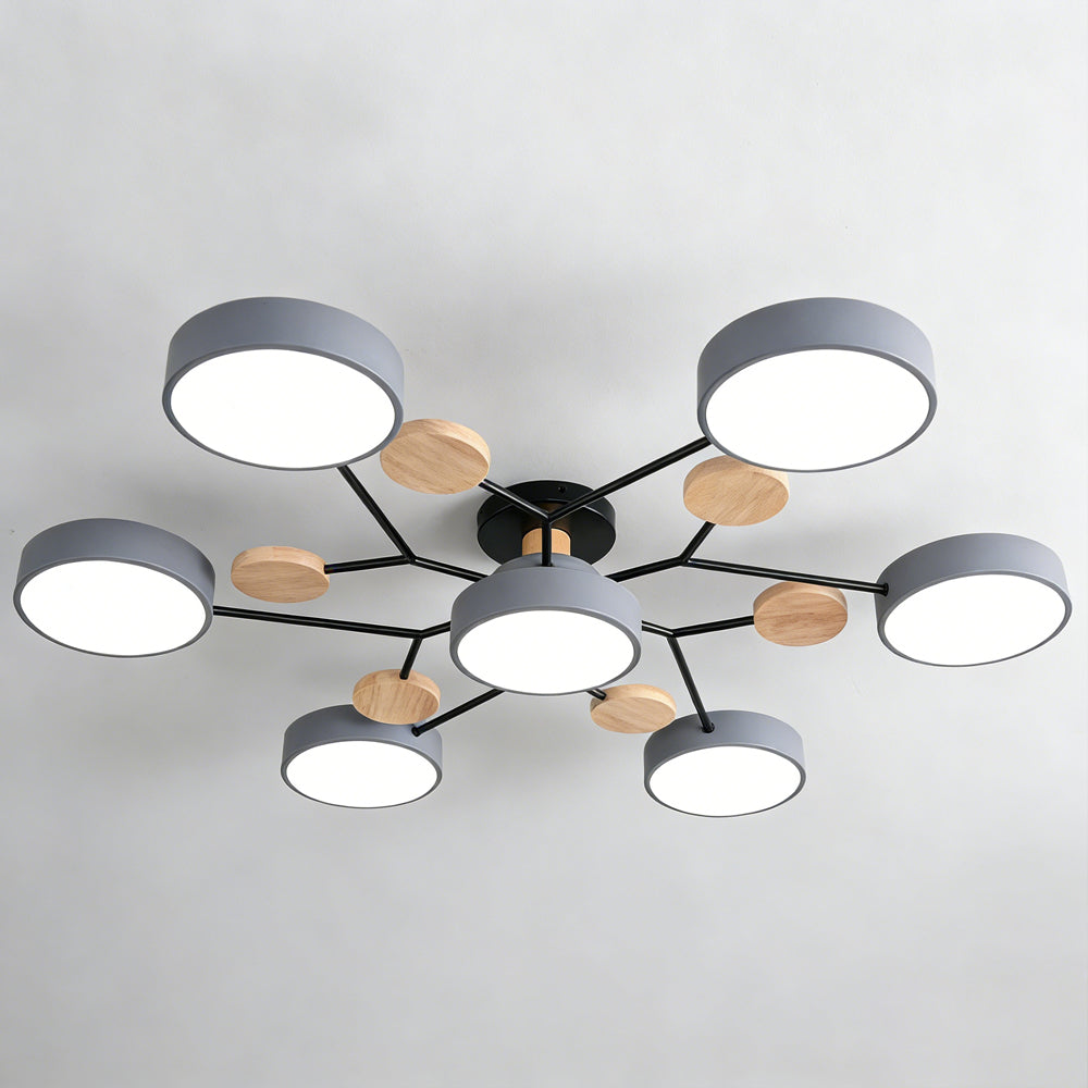 Bellamy Nordic Multi Arm Ceiling Light