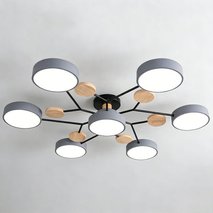 Bellamy Nordic Multi Arm Ceiling Light