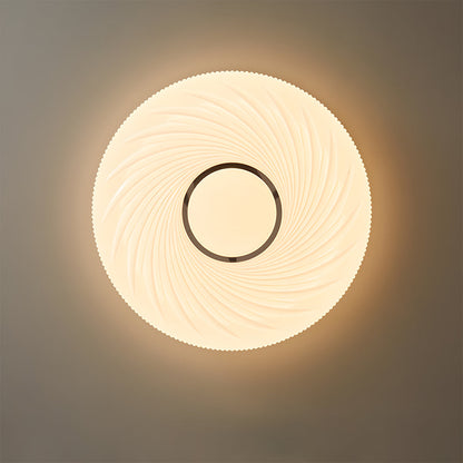 Selene Mid Century Wood Ceiling Light