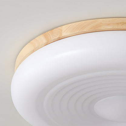Selene Mid Century Wood Ceiling Light