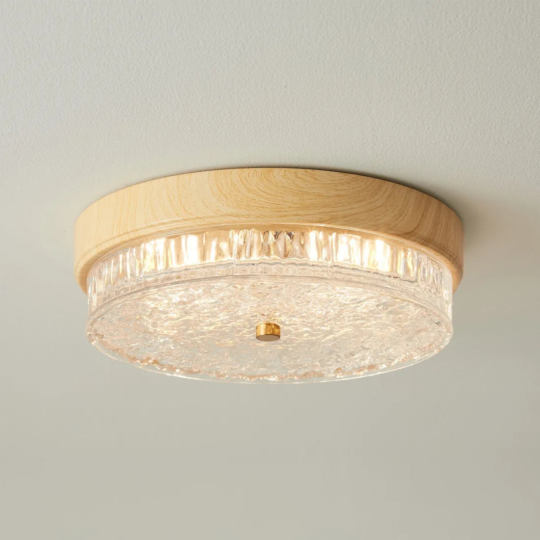 Evonne Mid Century Glass Ceiling Light