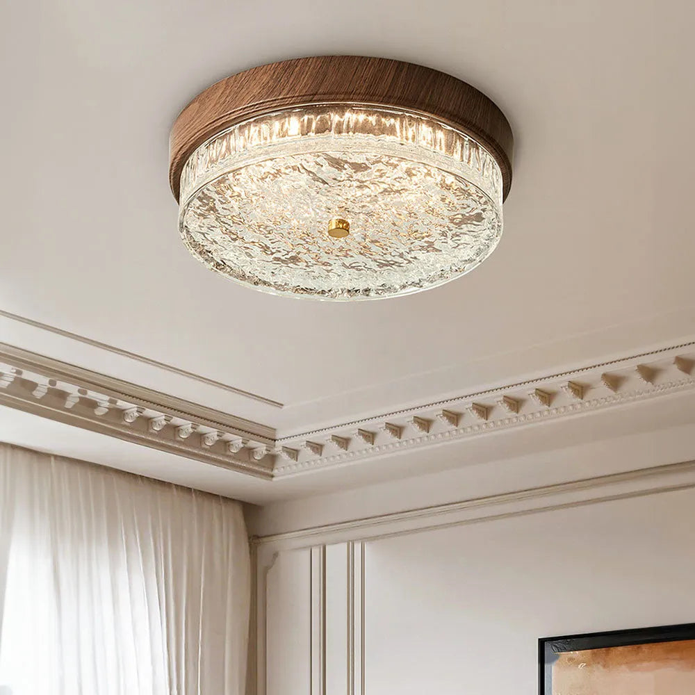 Evonne Mid Century Glass Ceiling Light