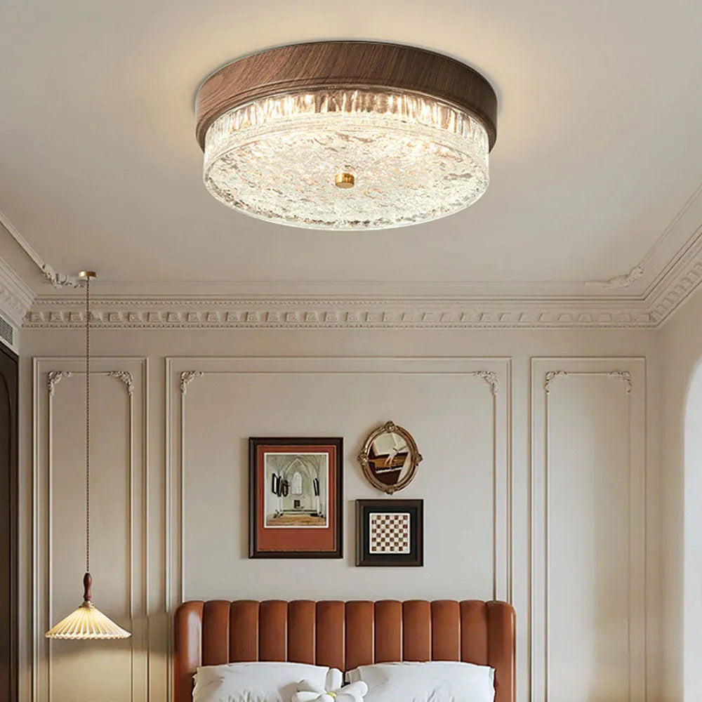 Evonne Mid Century Glass Ceiling Light