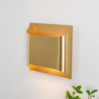 Orvian Brass Wall Light