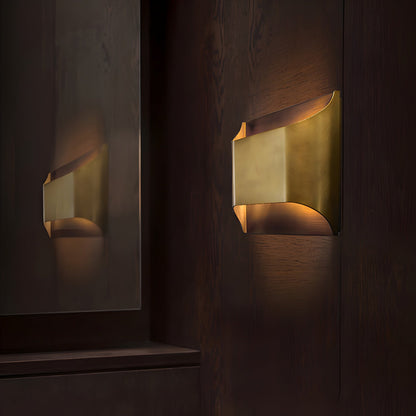Orvian Brass Wall Light