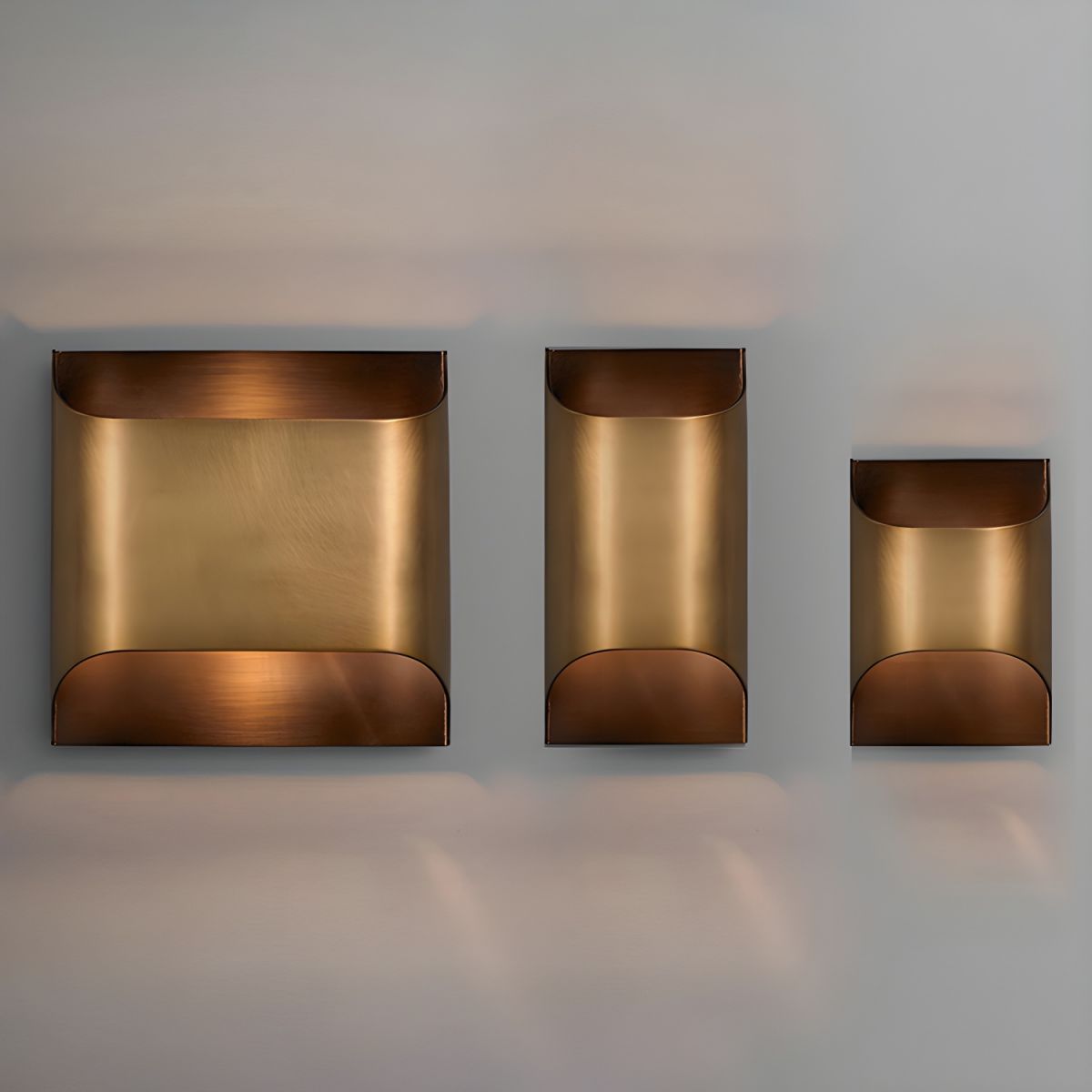Orvian Brass Wall Light