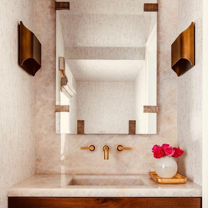 Orvian Brass Wall Light