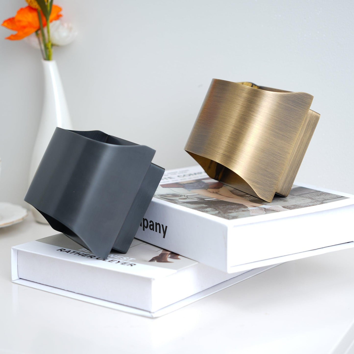 Orvian Brass Wall Light