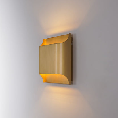 Orvian Brass Wall Light