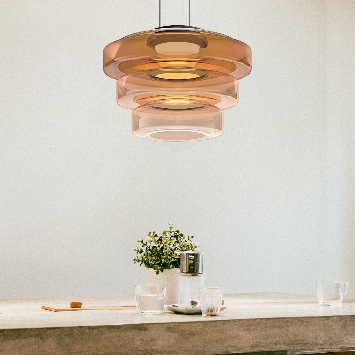 Orvane Glass Pendant Light