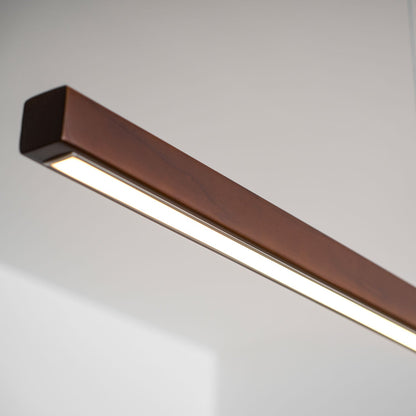 Eldran Linear Wooden Pendant Light