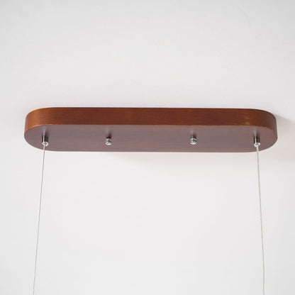 Eldran Linear Wooden Pendant Light