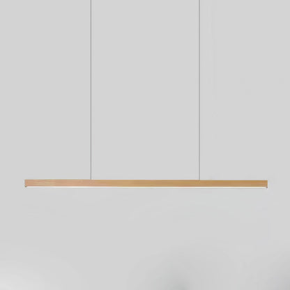 Eldran Linear Wooden Pendant Light