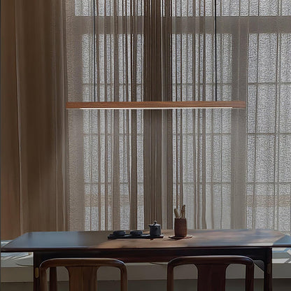 Eldran Linear Wooden Pendant Light