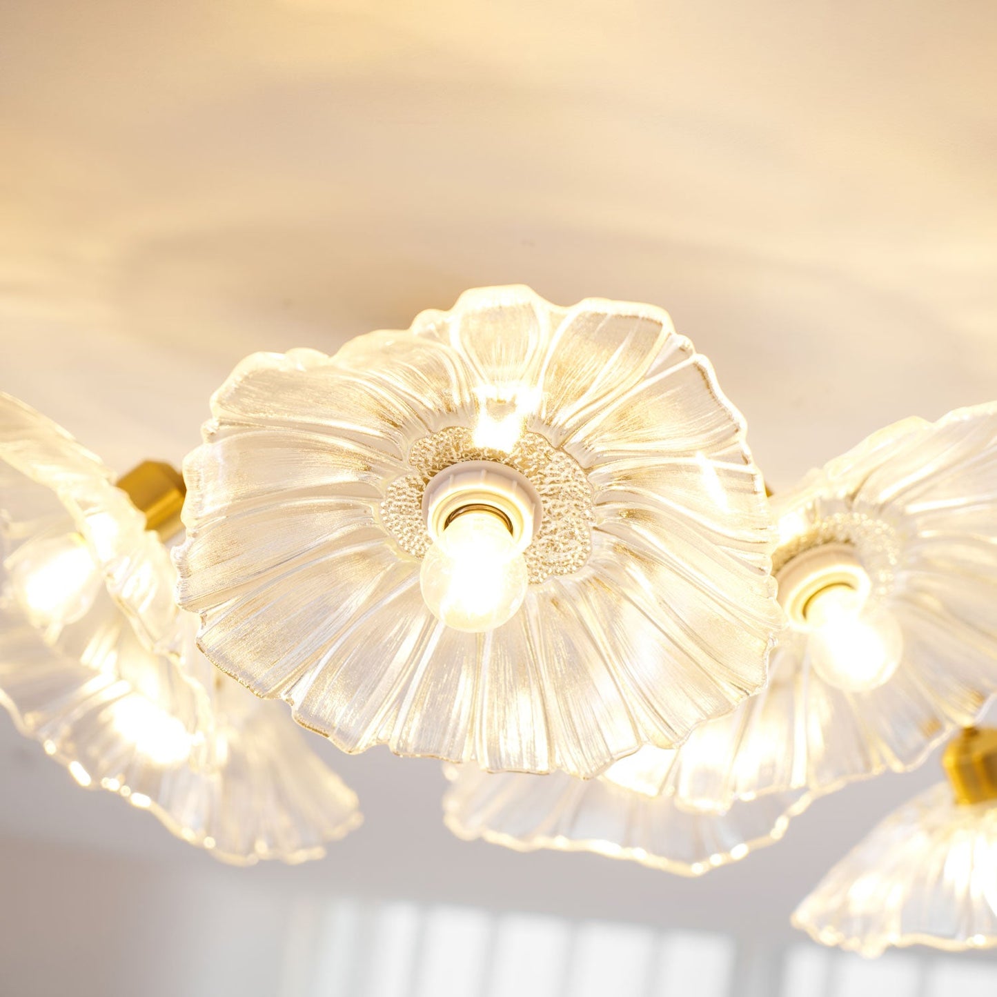 Alouette Floral Glass Ceiling Light
