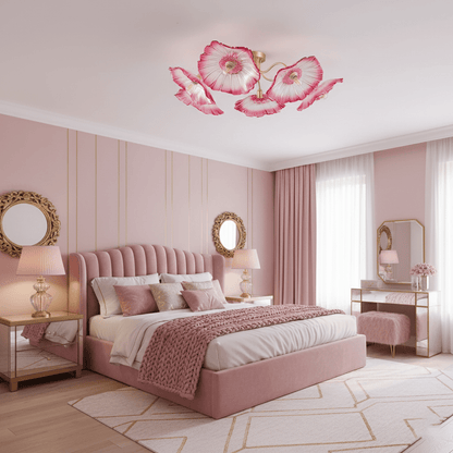 Alouette Floral Glass Ceiling Light