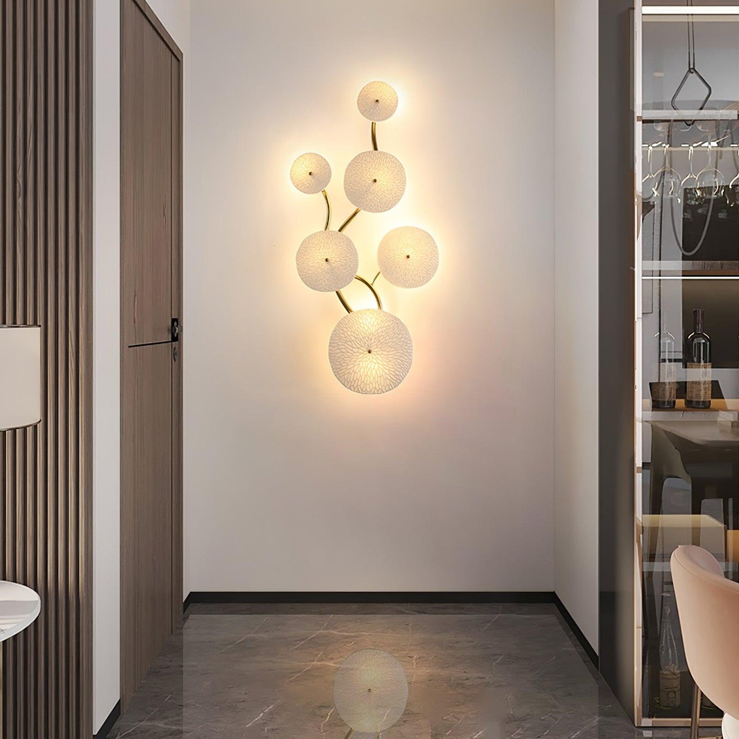 Avelisse Lotus Petal Wall Light