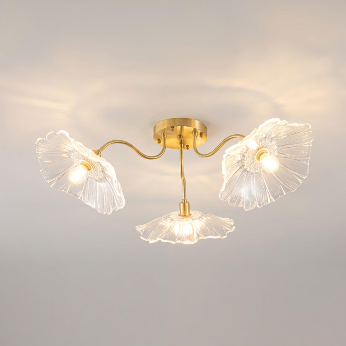 Alouette Floral Glass Ceiling Light