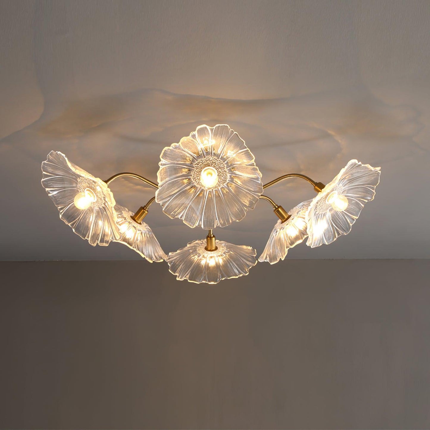 Alouette Floral Glass Ceiling Light