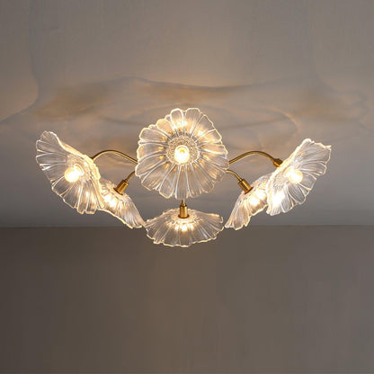 Alouette Floral Glass Ceiling Light