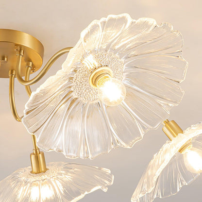 Alouette Floral Glass Ceiling Light