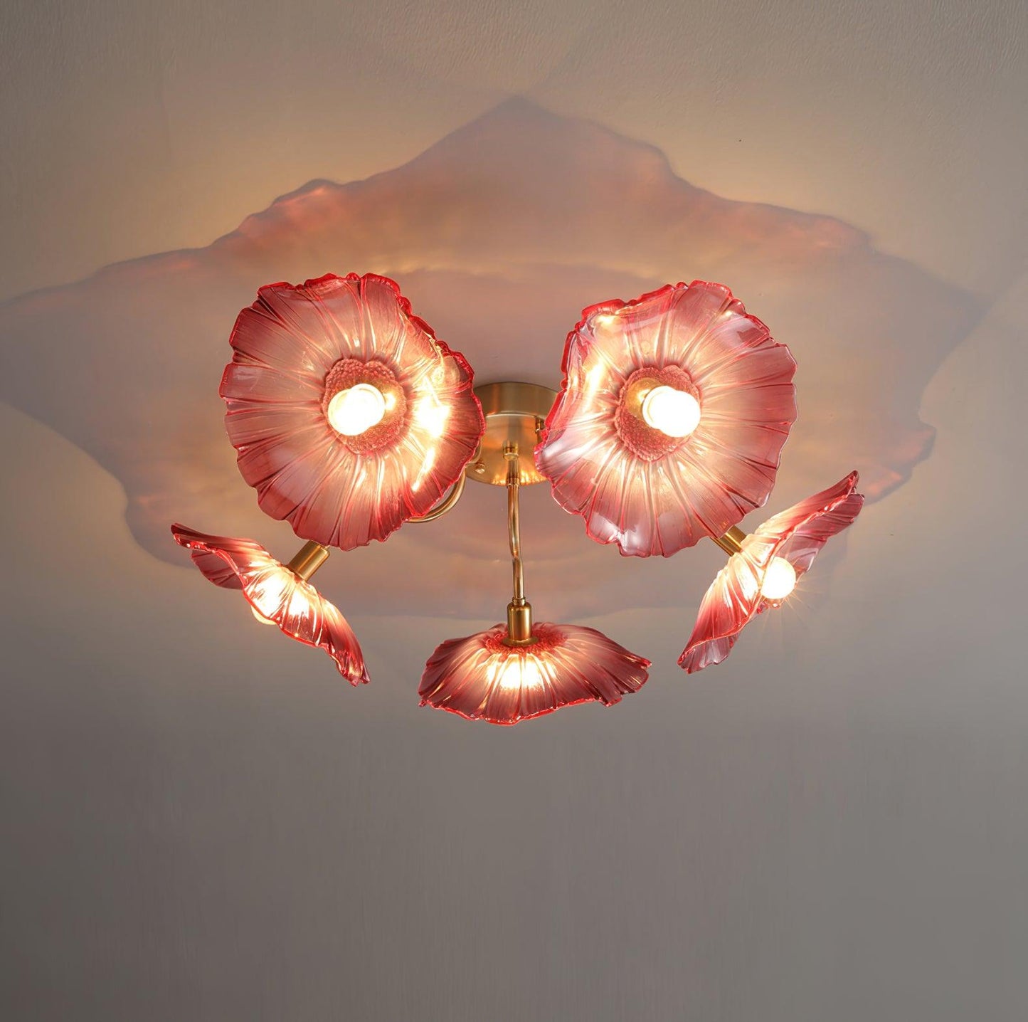 Alouette Floral Glass Ceiling Light