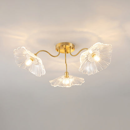 Alouette Floral Glass Ceiling Light