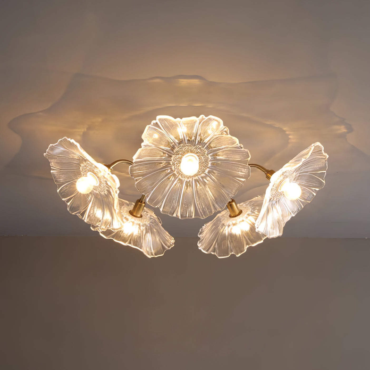 Alouette Floral Glass Ceiling Light