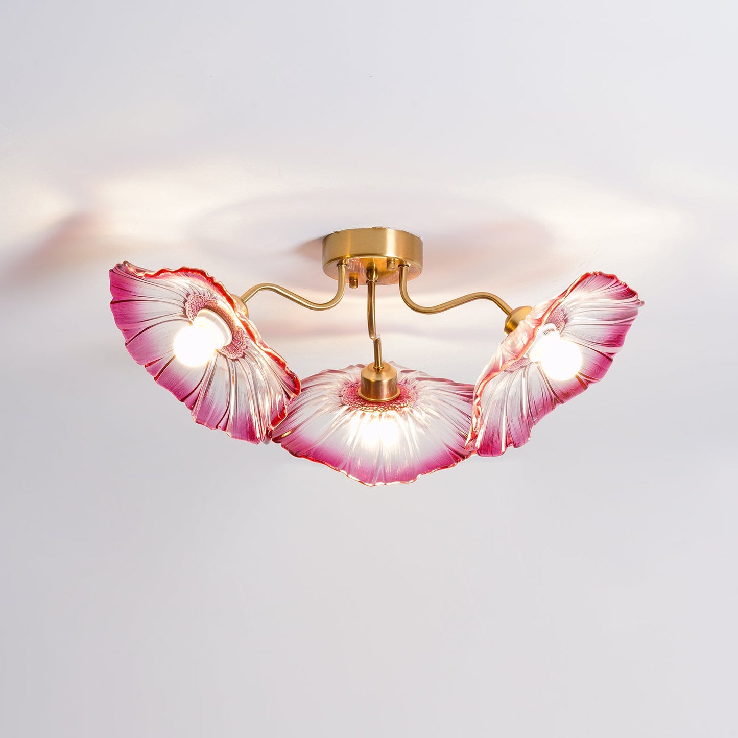 Alouette Floral Glass Ceiling Light