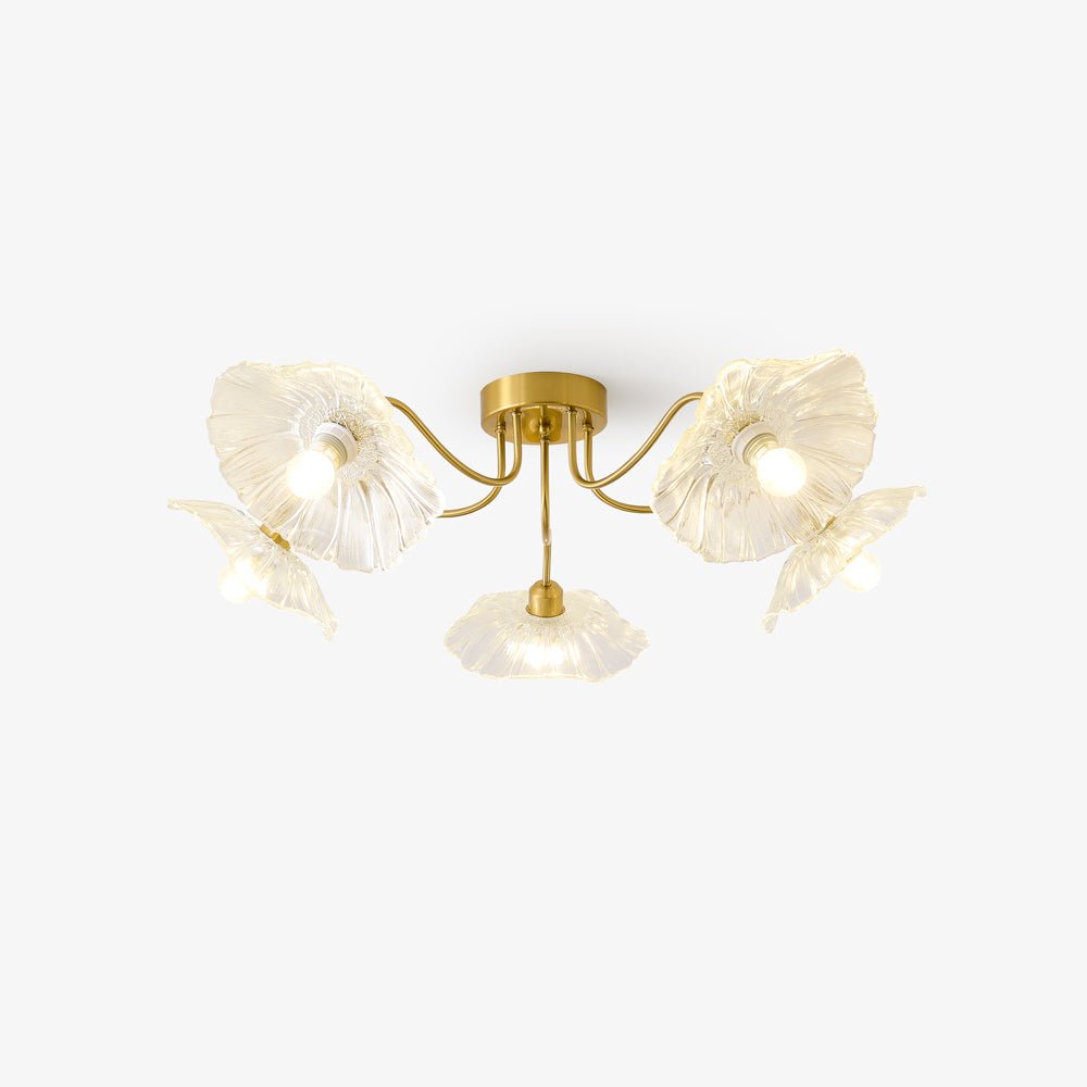 Alouette Floral Glass Ceiling Light