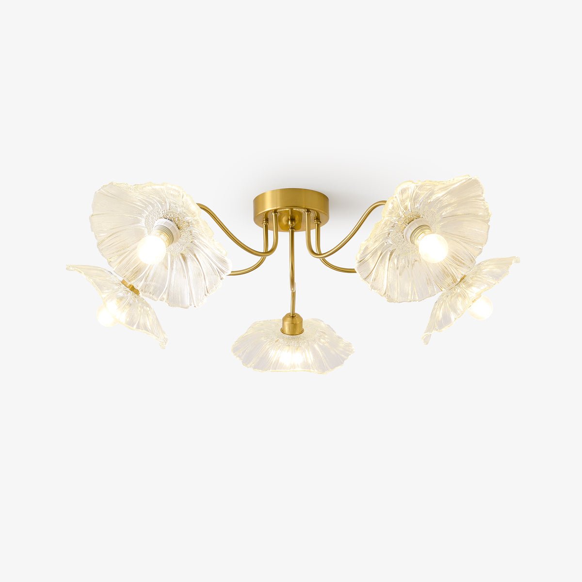 Alouette Floral Glass Ceiling Light