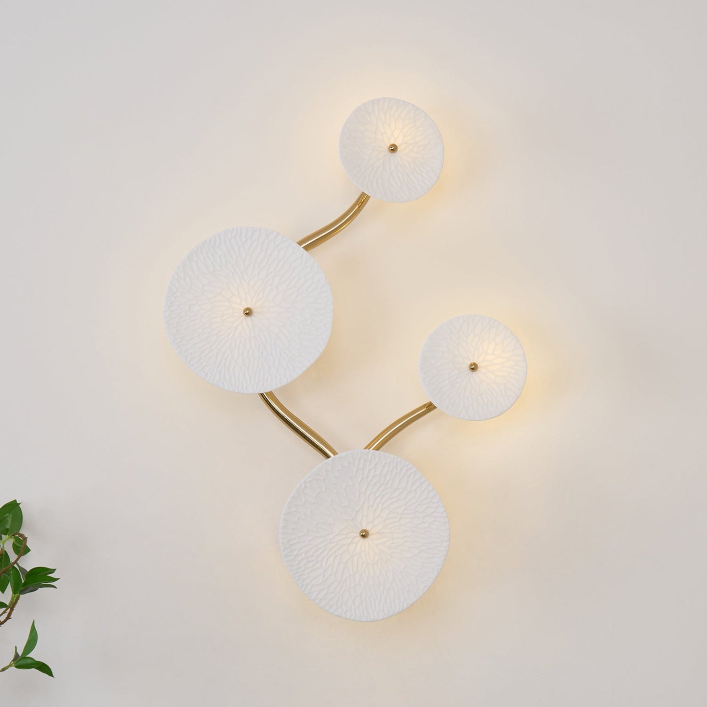 Avelisse Lotus Petal Wall Light
