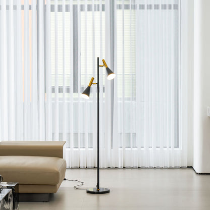 Aero Double Head Floor Lamp