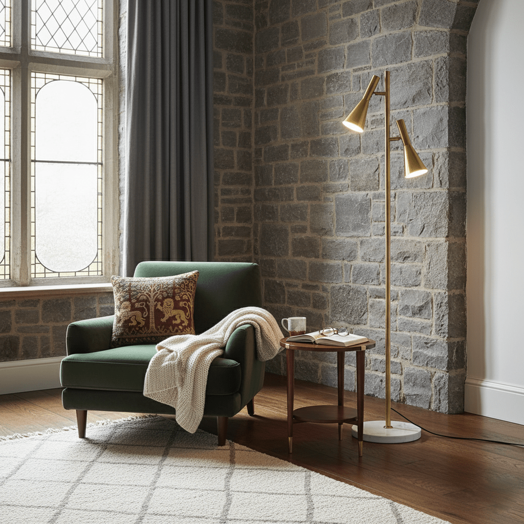 Aero Double Head Floor Lamp