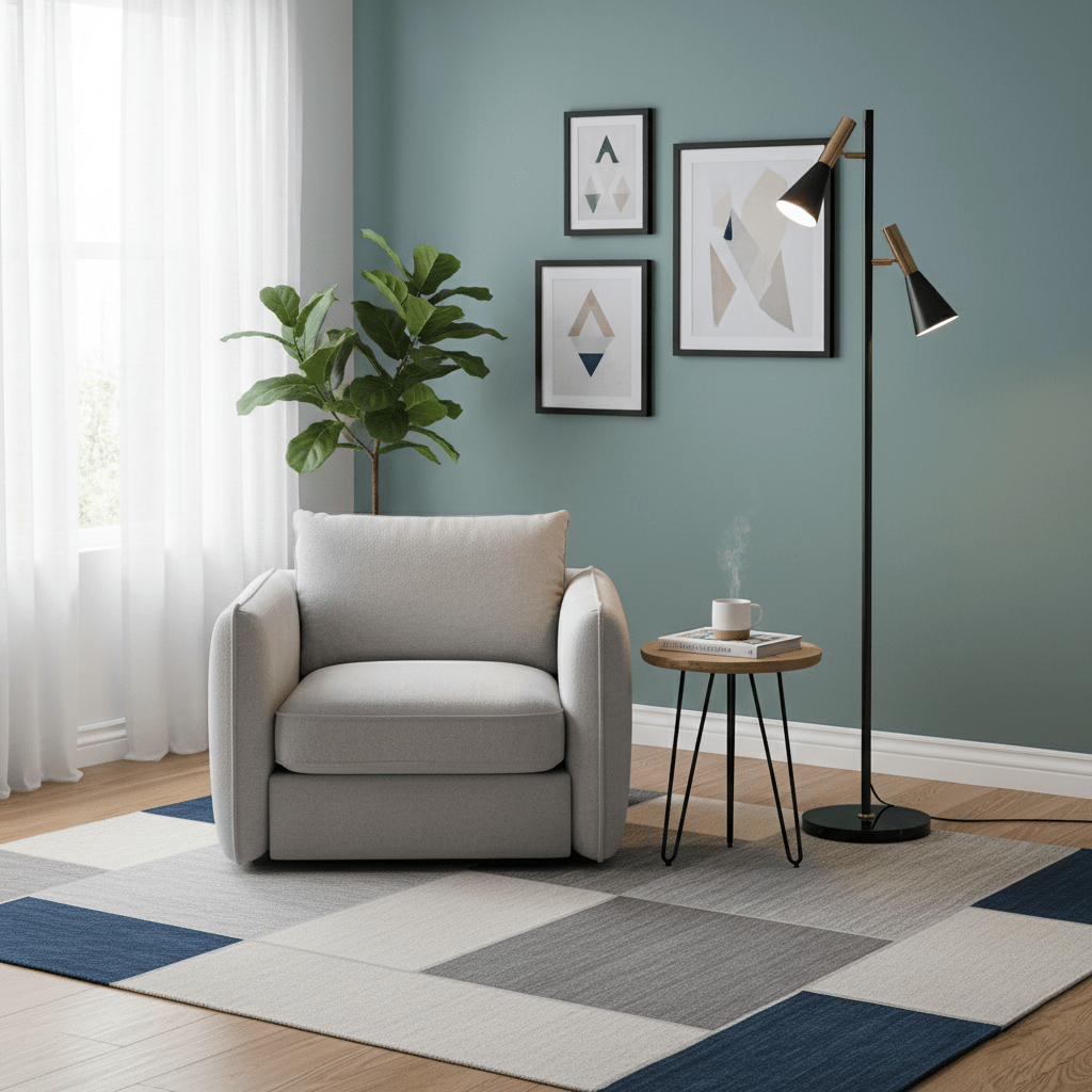 Aero Double Head Floor Lamp